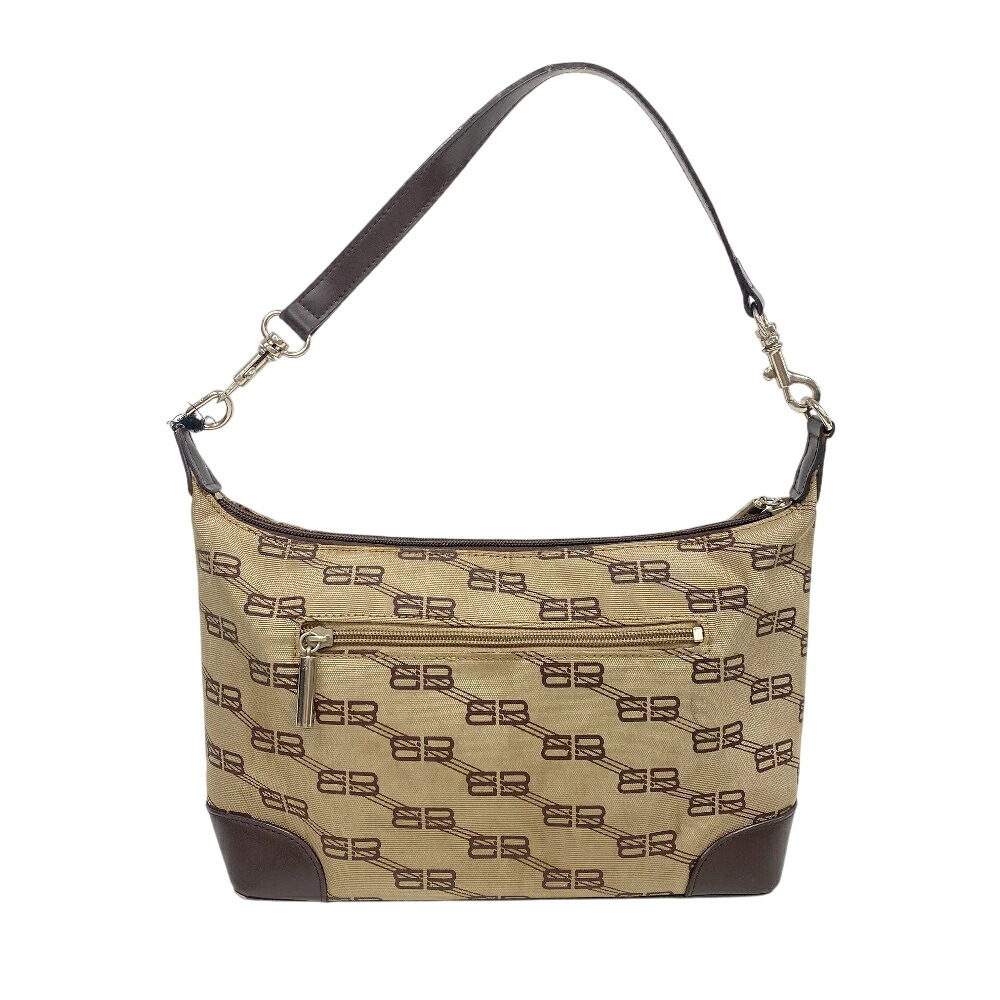 Balenciaga Logo Handbag Brown